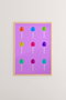 Wallity Artsrmdl4 Pintura Decorativa Enmarcada 33x48 cm con Marco de Madera Maciza y Pintura MDF Impresión Digital
